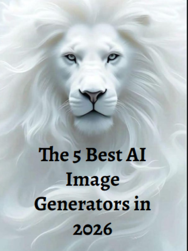 The 5 Best AI Image Generators in 2026