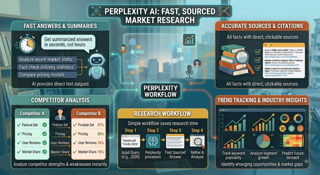 Perplexity AI: Fast, Sourced Market Research
