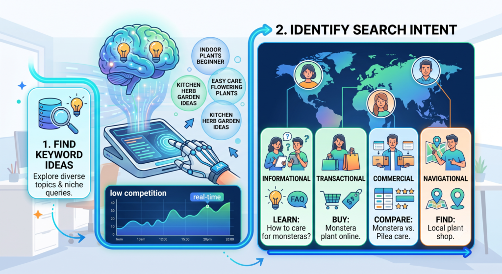 Finding Keyword Ideas and Search Intent