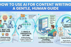 How to Use AI for Content Writing: A Gentle, Human Guide