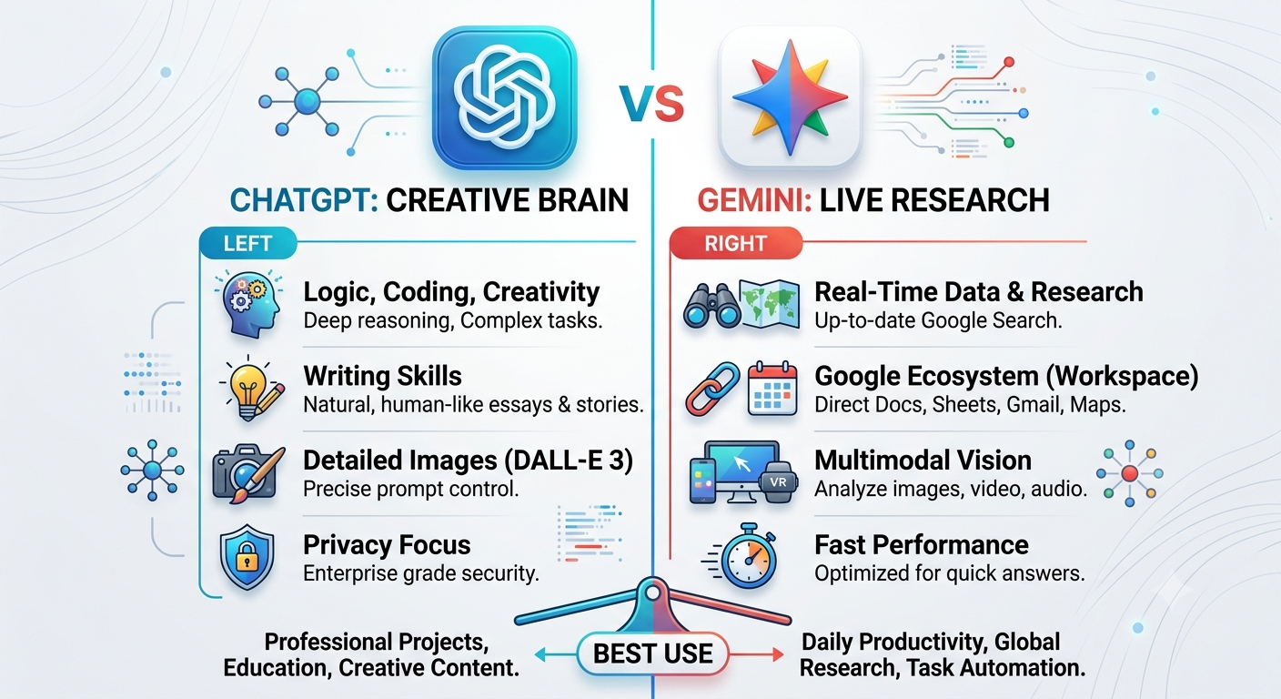 ChatGPT vs. Google Gemini: Which AI Tool Actually Wins?