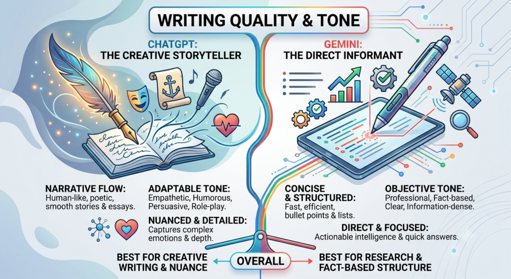 1. Writing Quality and Tone