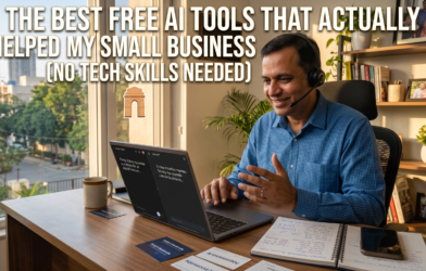 The Best Free AI Tools That Actually Helped My Small Business (No Tech Skills Needed)