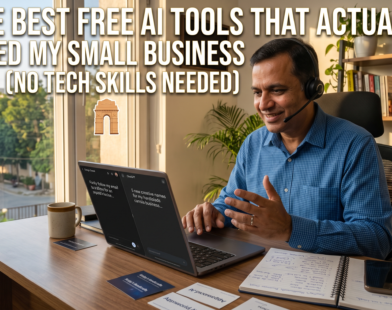 The Best Free AI Tools That Actually Helped My Small Business (No Tech Skills Needed)
