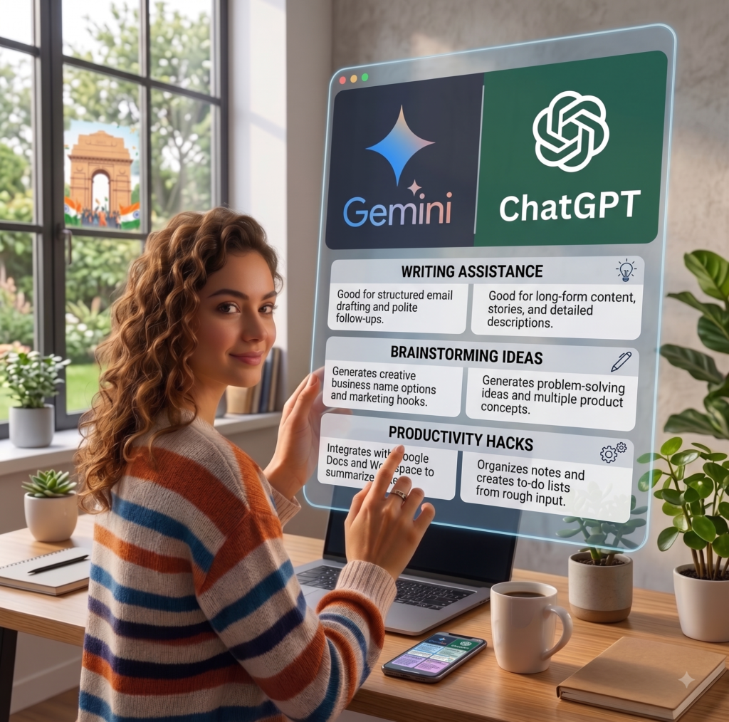 ChatGPT or Google Gemini – My Personal Assistant for Writing
