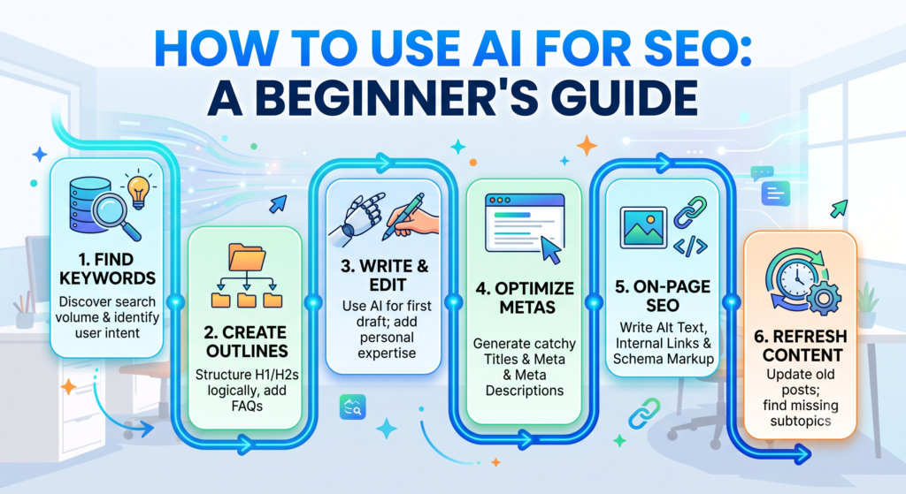 How to Use AI for SEO: A Simple Step-by-Step Guide for Beginners