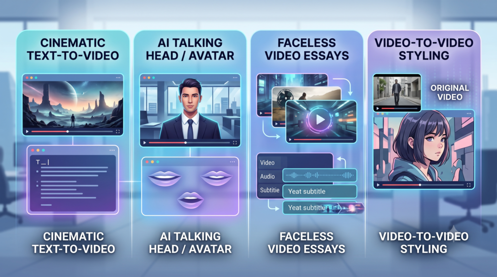 The 4 Types of AI Videos You Can Make
