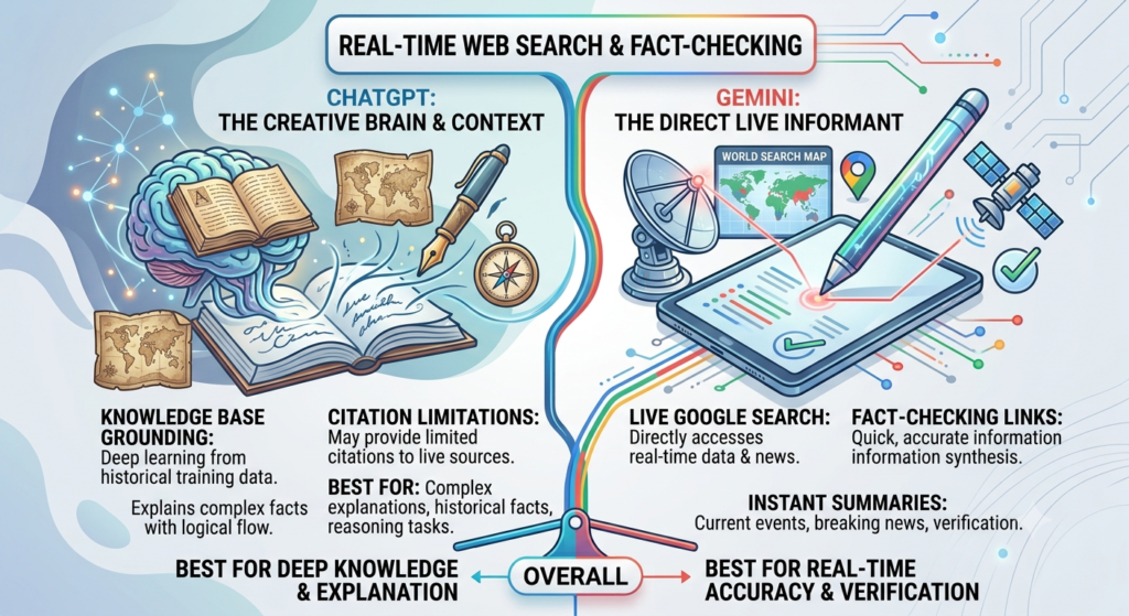 2. Real-Time Web Search & Fact-Checking