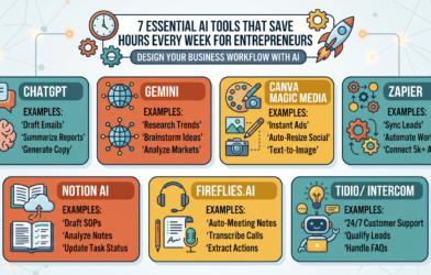 7 Essential AI Tools That Save Hours Every Week for Entrepreneurs