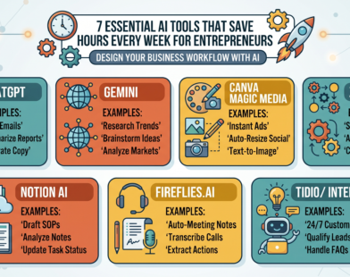 7 Essential AI Tools That Save Hours Every Week for Entrepreneurs