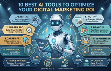 10 Best AI Tools to Optimize Your Digital Marketing ROI