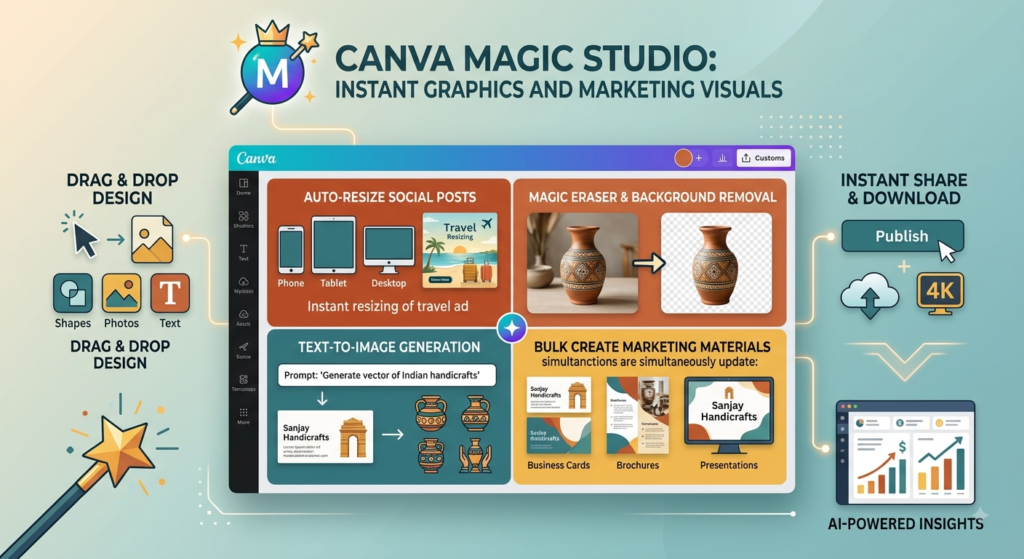 Canva Magic Studio: Instant Graphics and Marketing Visuals