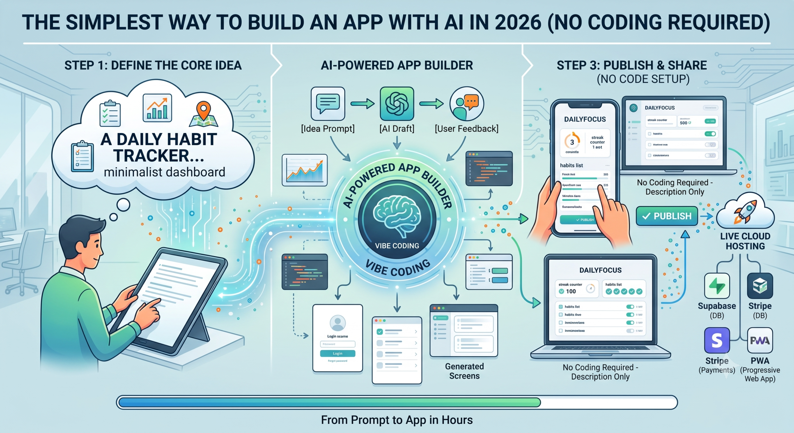 The SIMPLEST Way to Build an App with AI in 2026 (No Coding Required)